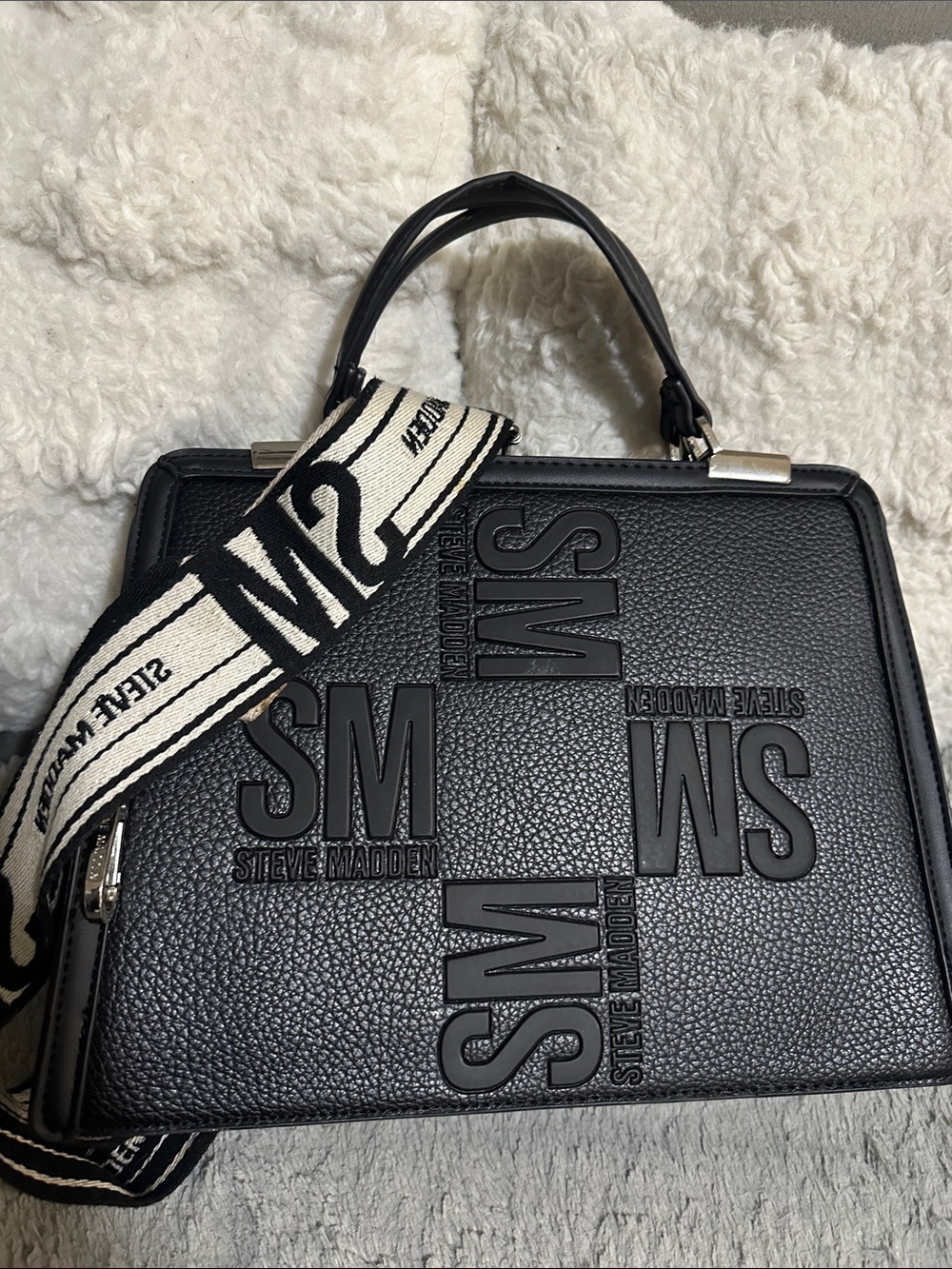 Steve Madden Bmadden Boxy Top handle Crossbody bag